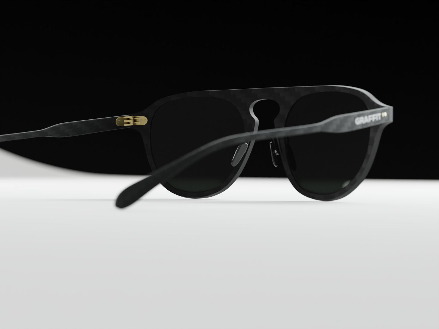 Gafas de sol Aviator Blue Mirror. Fibra de carbono, cristales polarizados, filtro UV-400.