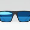 Gafas de sol Square Blue Mirror. Fibra de carbono, cristales polarizados, filtro UV-400.