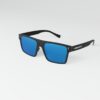 Gafas de sol Square Blue Mirror. Fibra de carbono, cristales polarizados, filtro UV-400.
